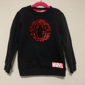 H&M sweatshirt with reversible sequins.